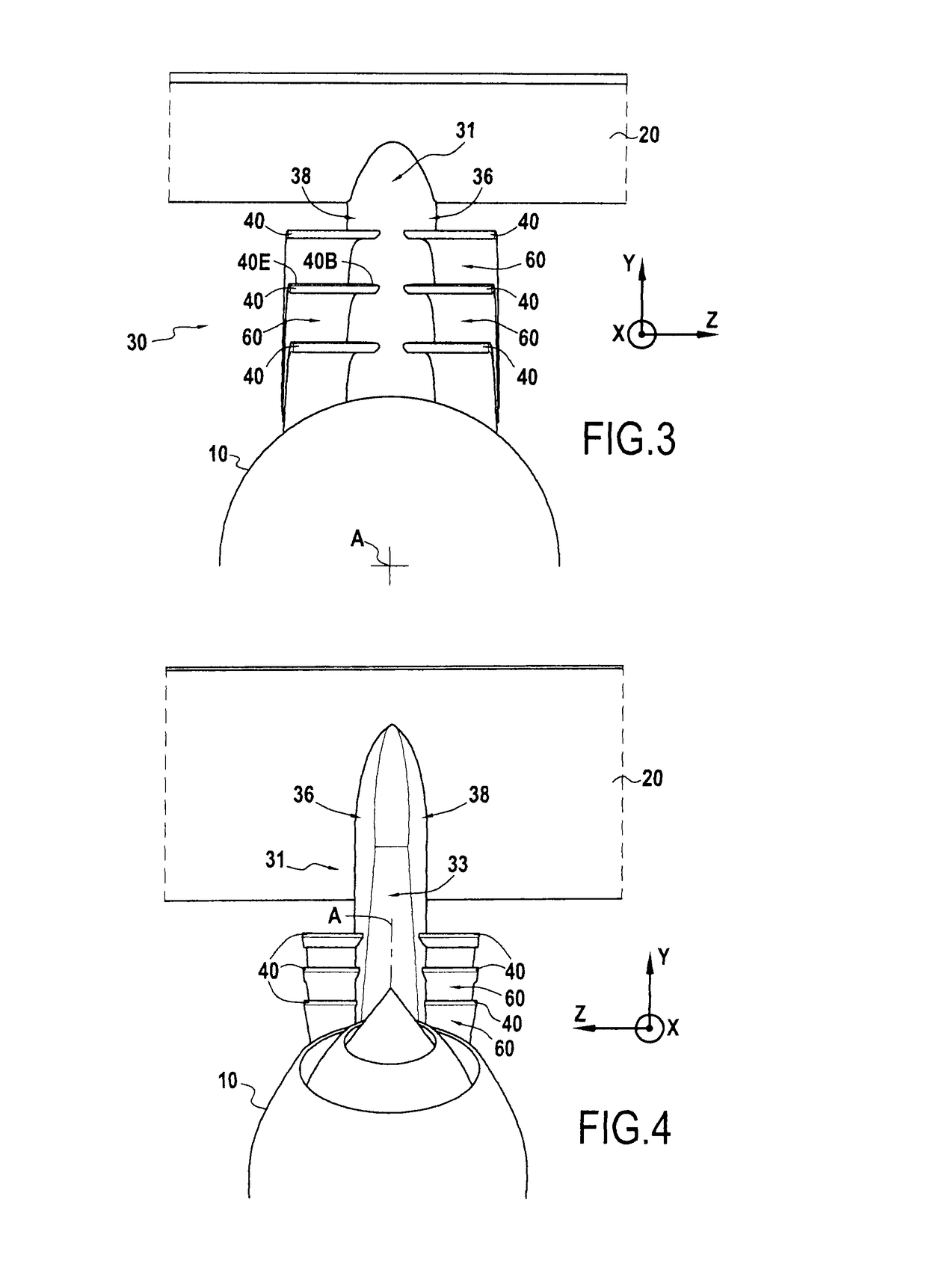 Attachment pylon for a turbine engine