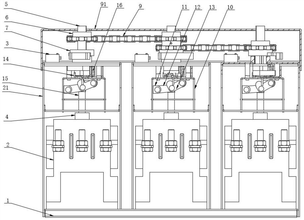 Contactor type mechanical emergency starting device