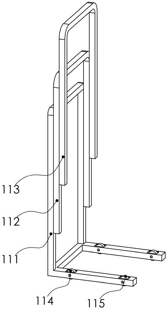 Combined grabbing and conveying matched device of fungus mushroom cultivation box