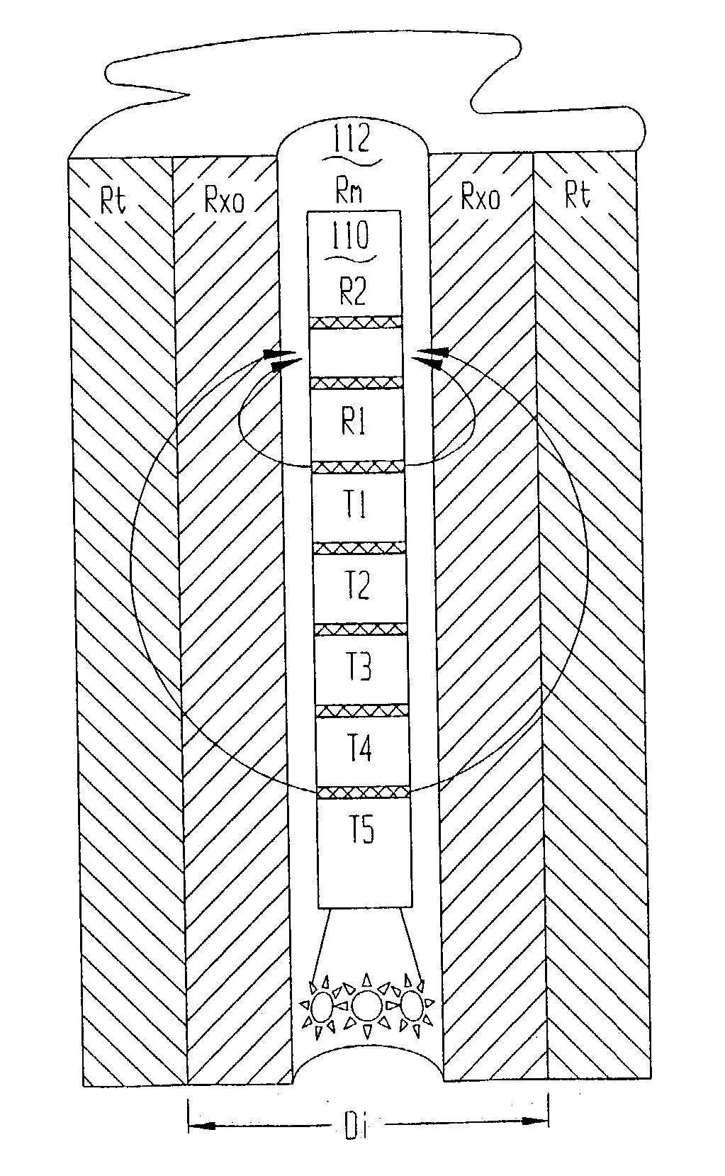 Fixed-depth of investigation log for multi-spacing multi-frequency LWD resistivity tools