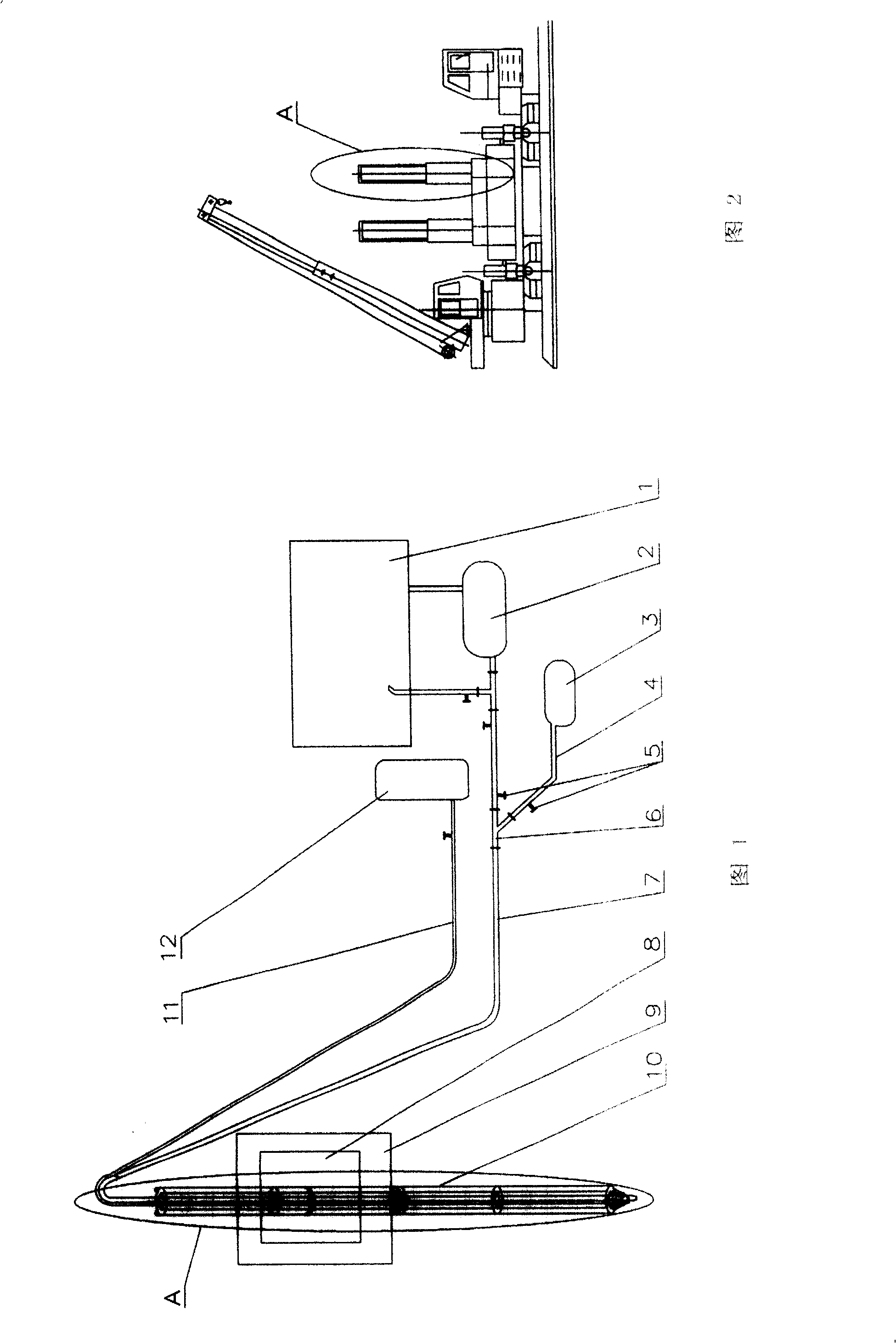 After-grouting self-guiding hole PHC tubular pole tip anti-rusting cap construction device and construction process