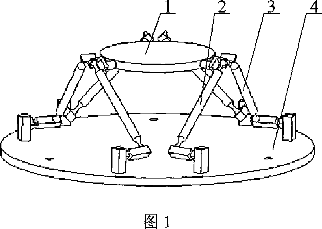 Six dimensional RSS force sensor