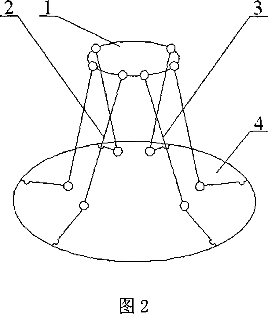 Six dimensional RSS force sensor