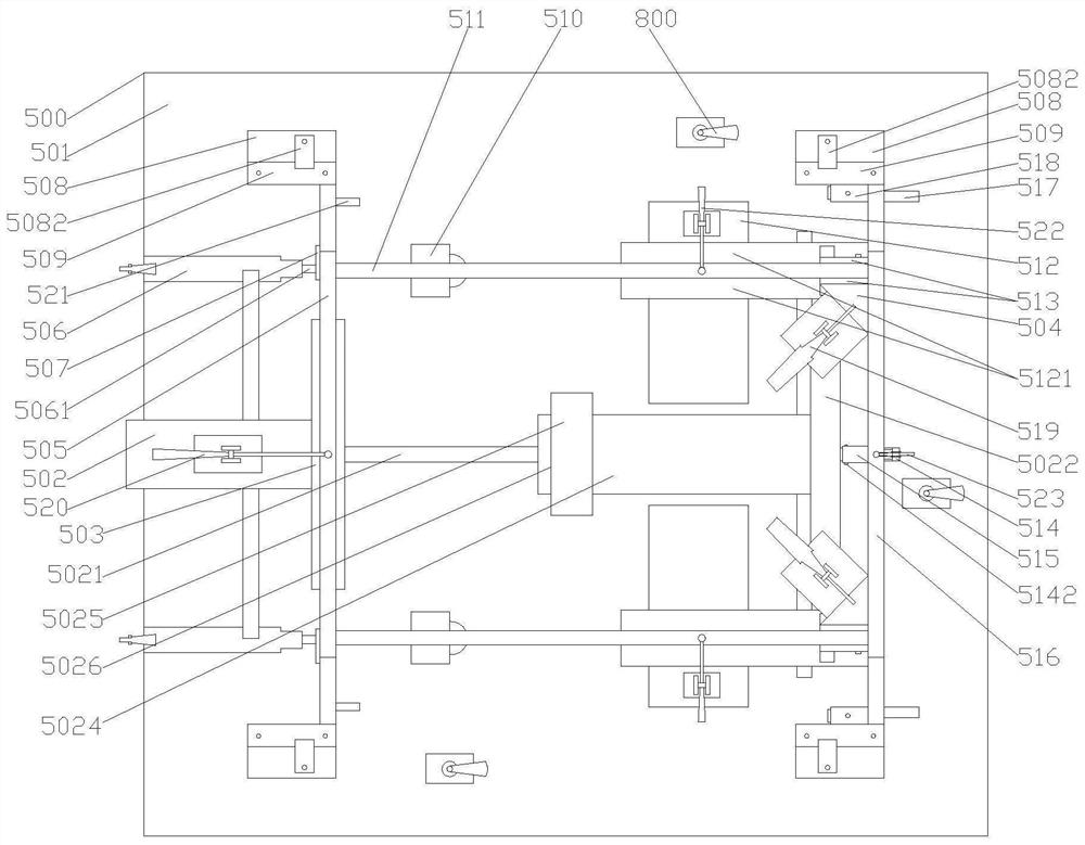 Underframe welding mechanism and welding equipment for seat iron frame