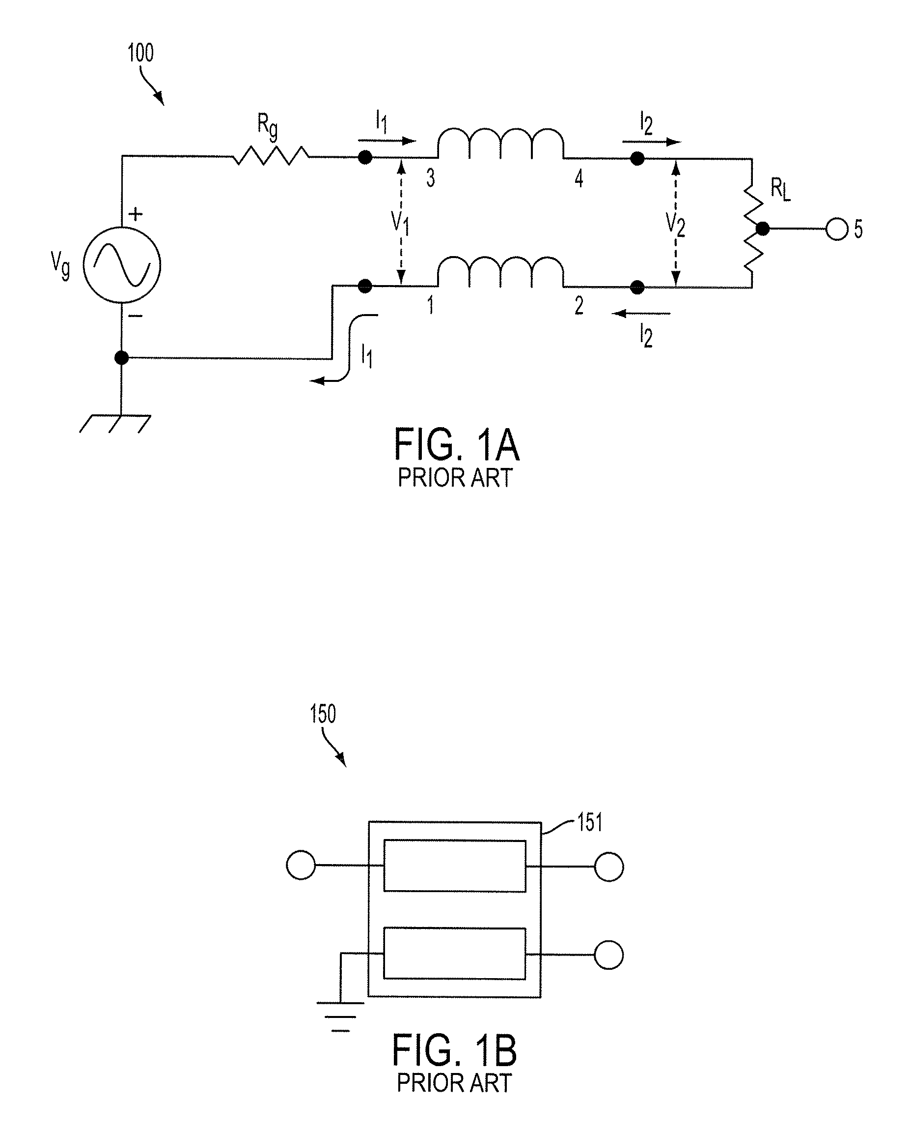 Wideband balun using re-entrant coupled lines and ferrite material