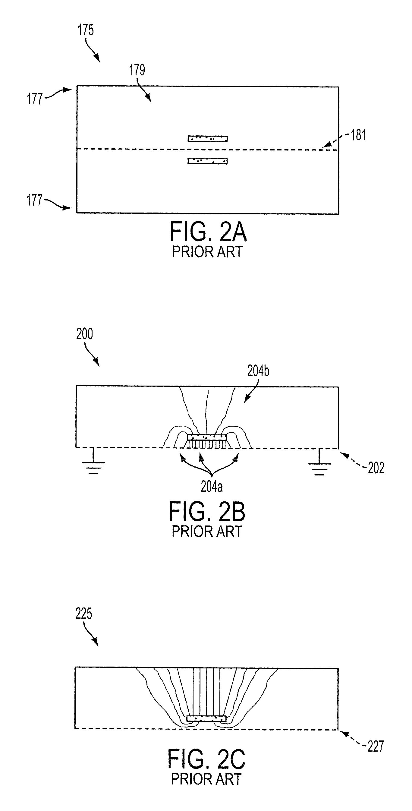 Wideband balun using re-entrant coupled lines and ferrite material