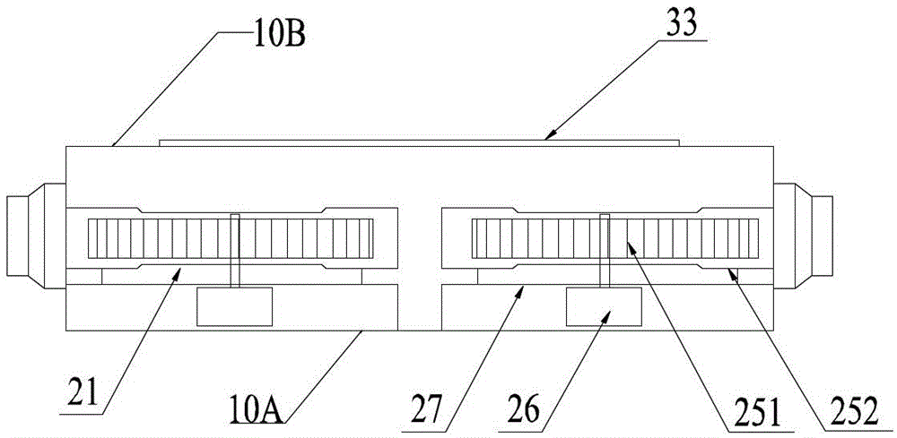 Thin heat exchange type air interchanger