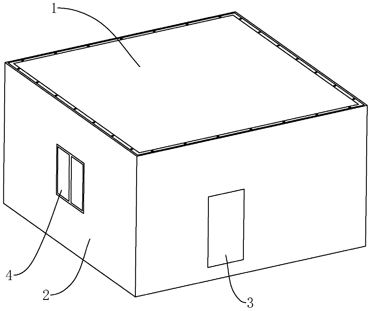 Light steel energy-saving prefabricated house and construction method thereof