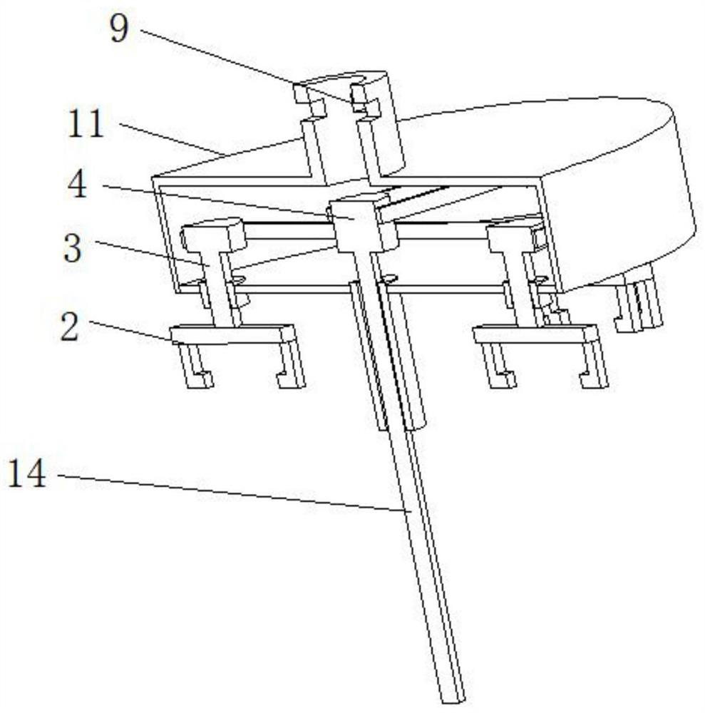 A tempering device for improving the surface strength of titanium alloy