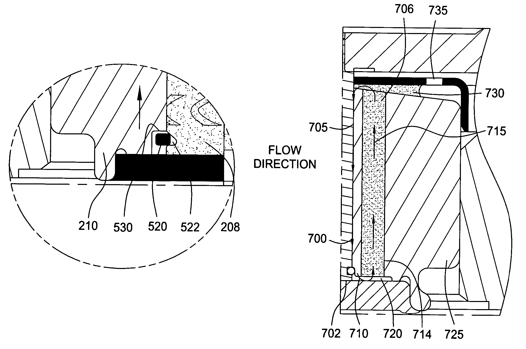 Single thrust magnetically biased fully recirculating self purging fluid dynamic bearing motor