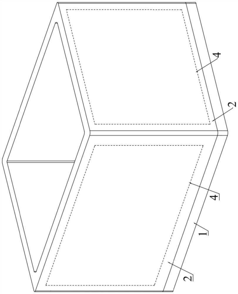 High-strength heat-preserving foam box and forming process thereof