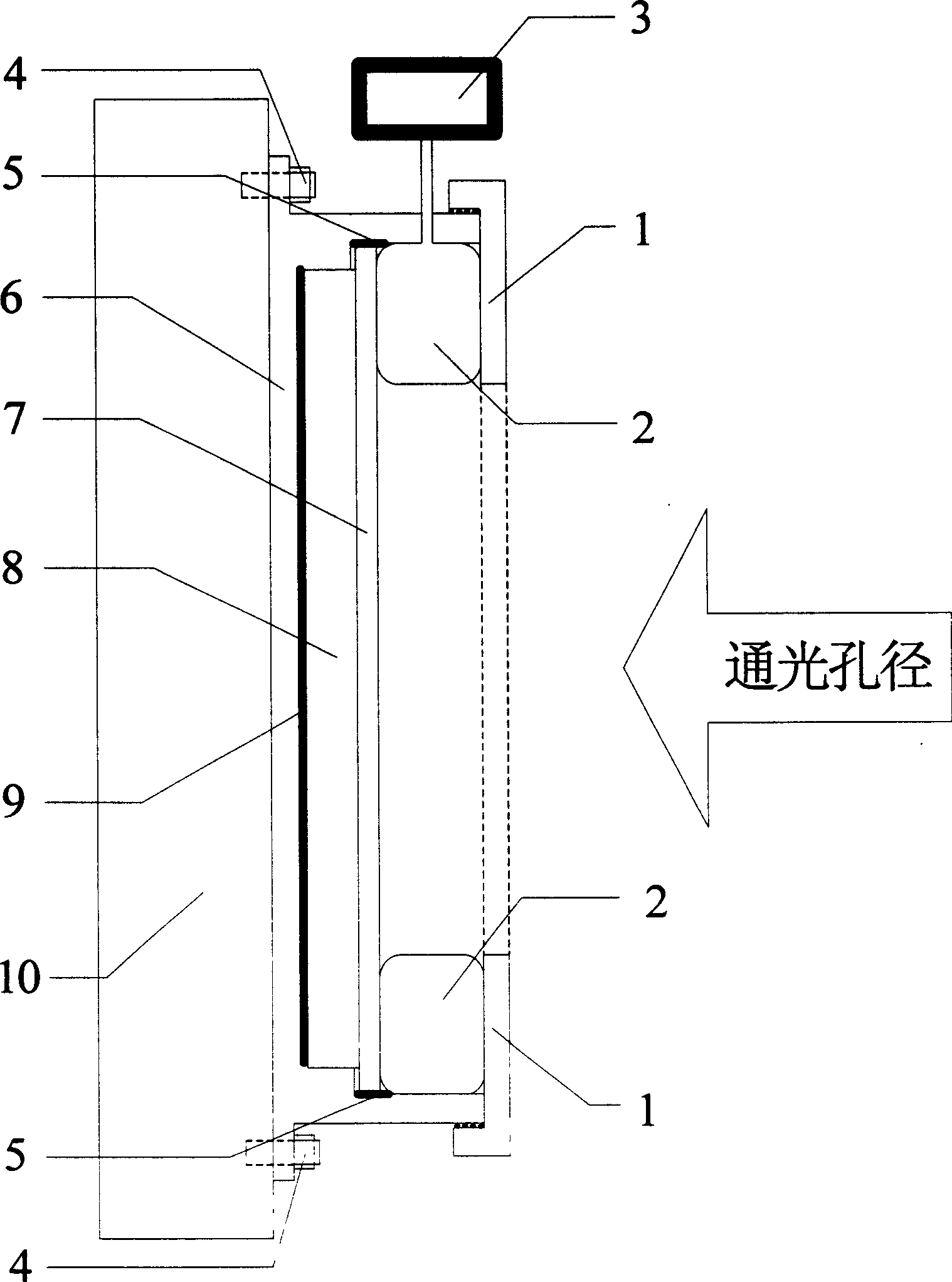 Laser medium cooling device of thin laser