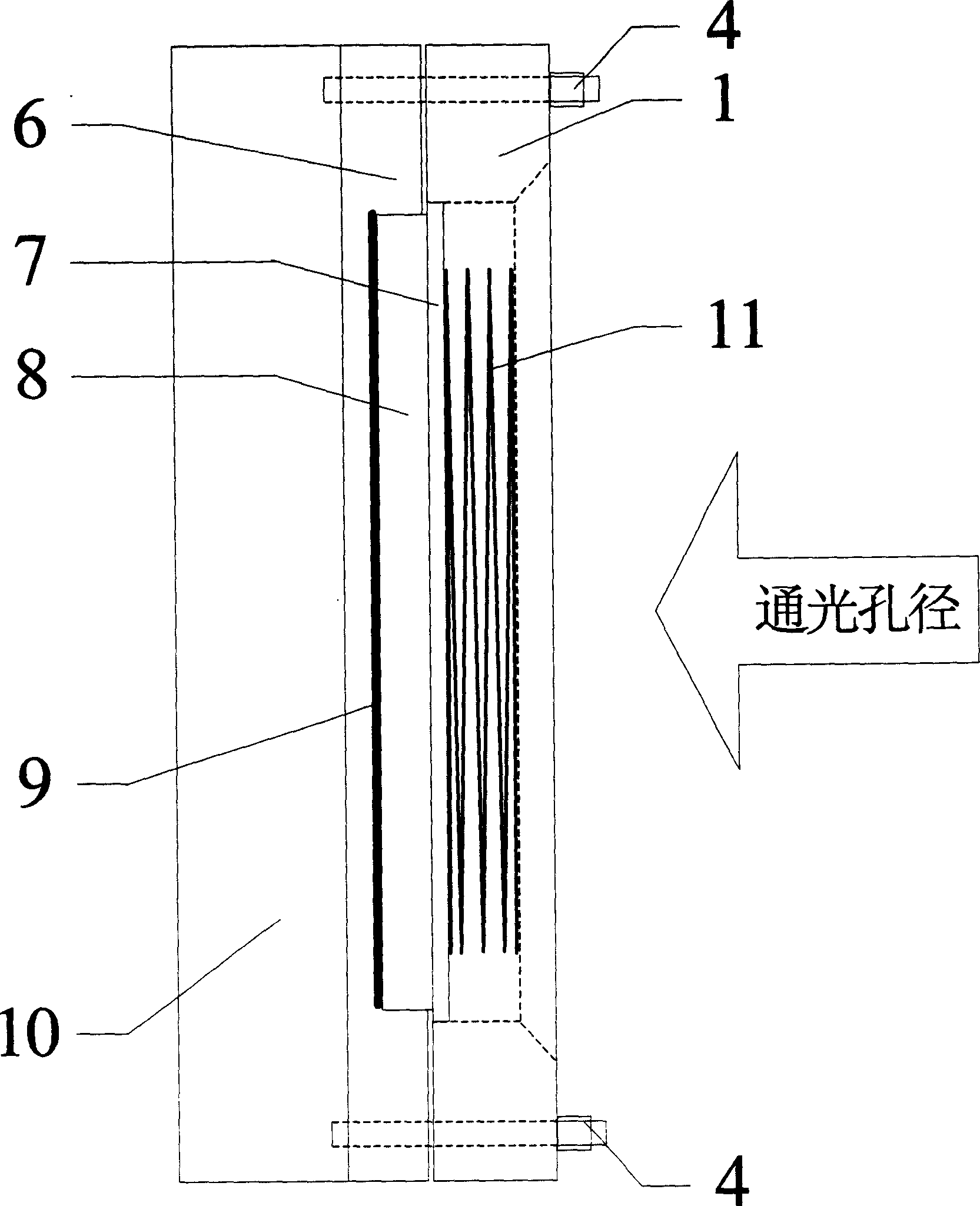 Laser medium cooling device of thin laser