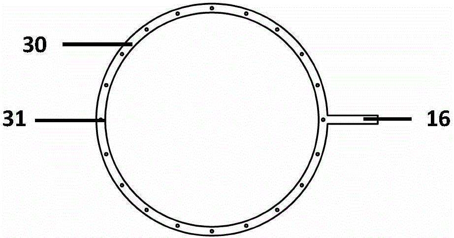 Airlift reactor having spiral porous sieve plate