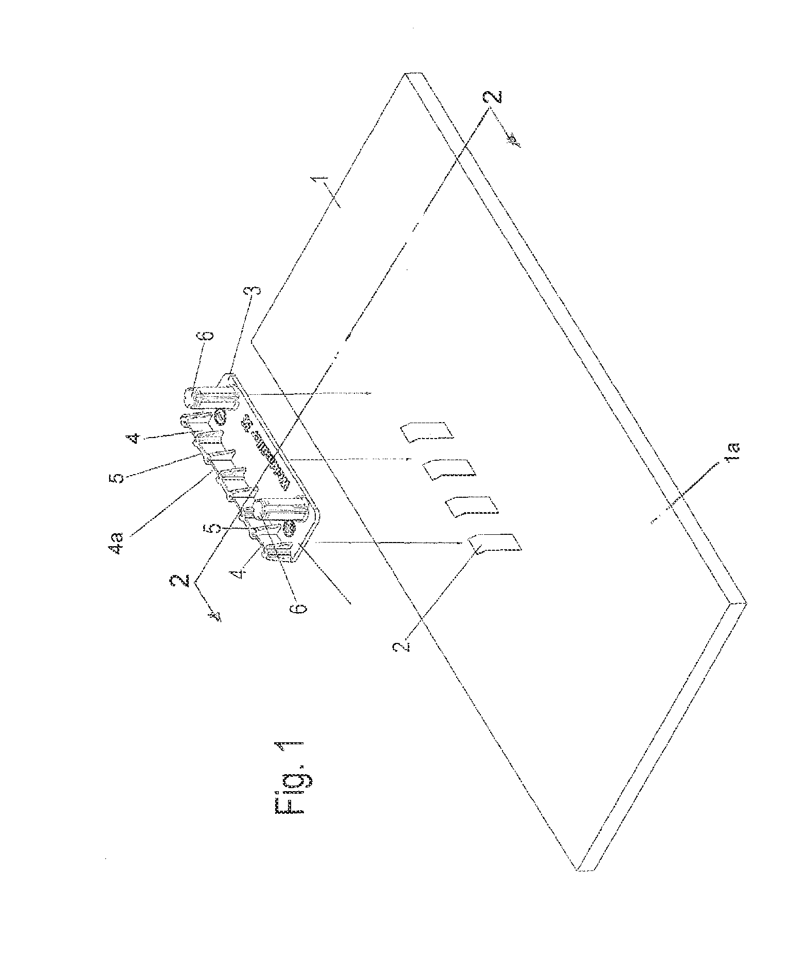 Electrical connector arrangement for flat conductors