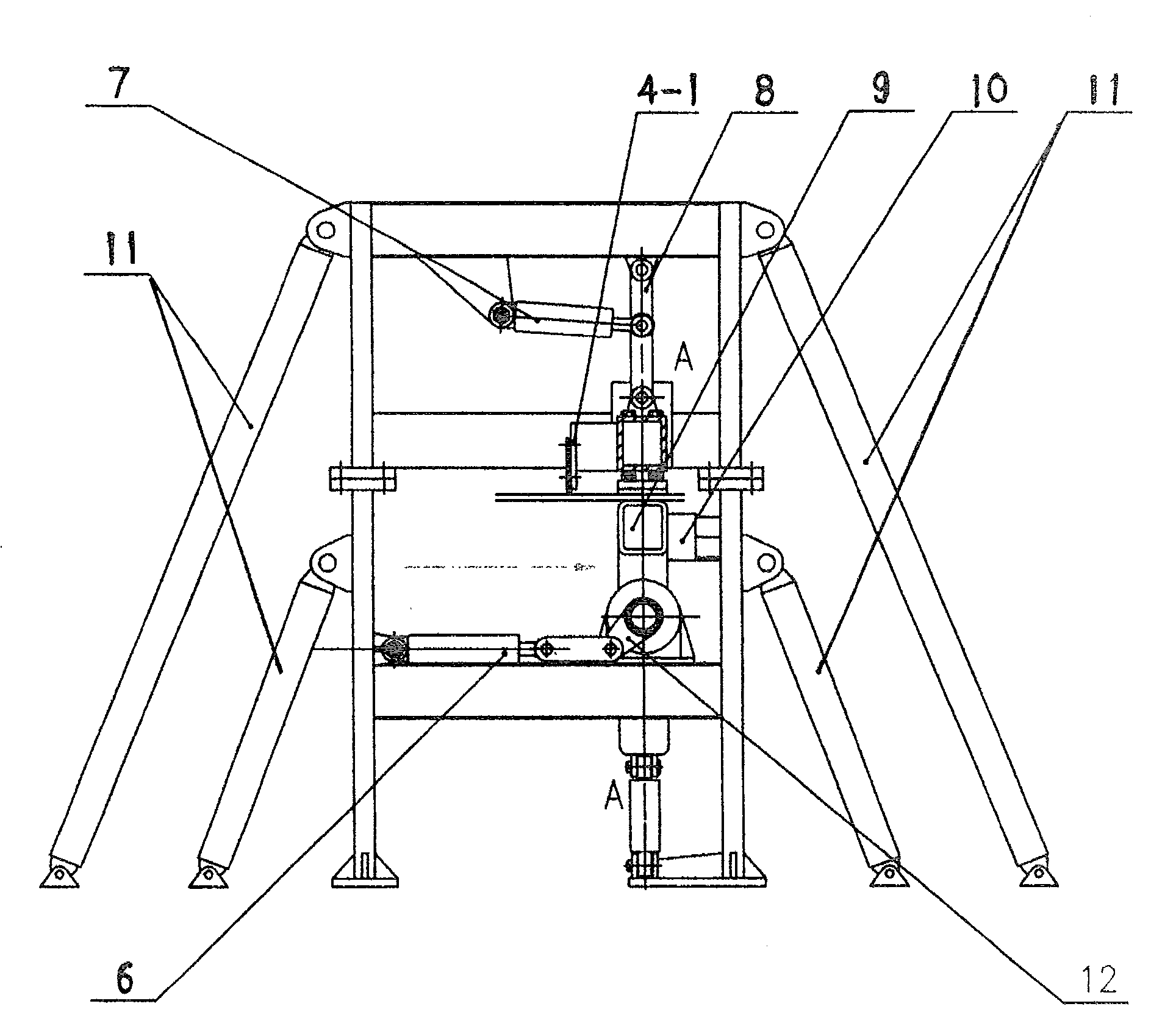 Belt-breaking hydraulic protection device for belt conveyor