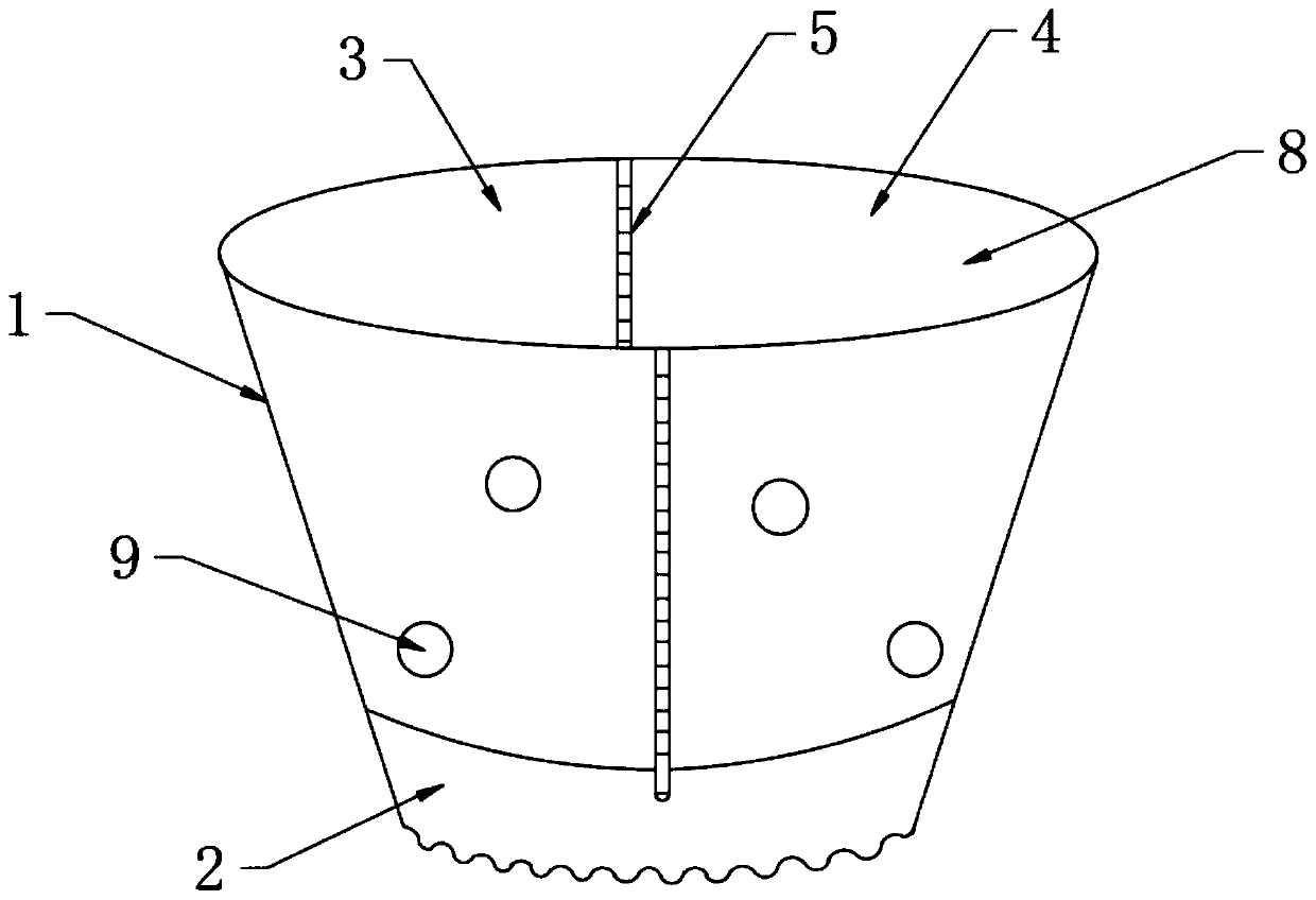 Seedling transplanting paper box