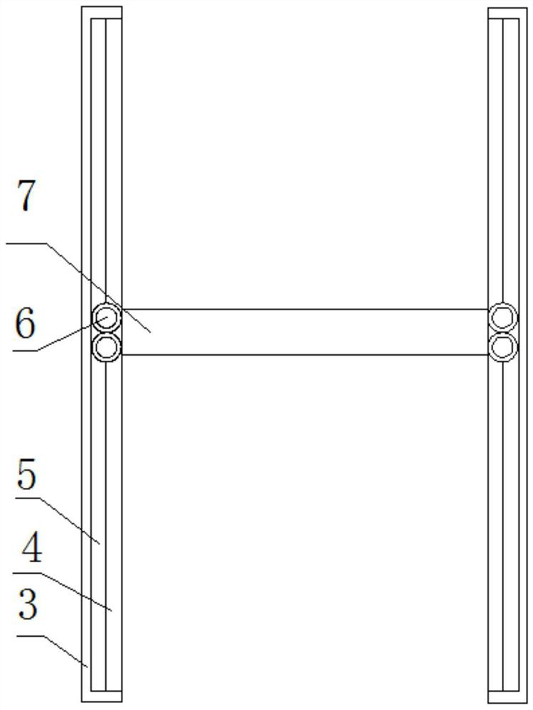 Building material lifting anti-shaking device