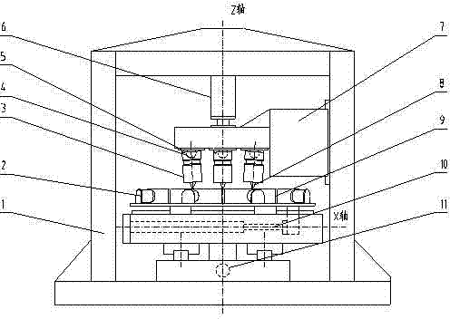 Multi-blade multi-angle rock breaking device for rock ripper