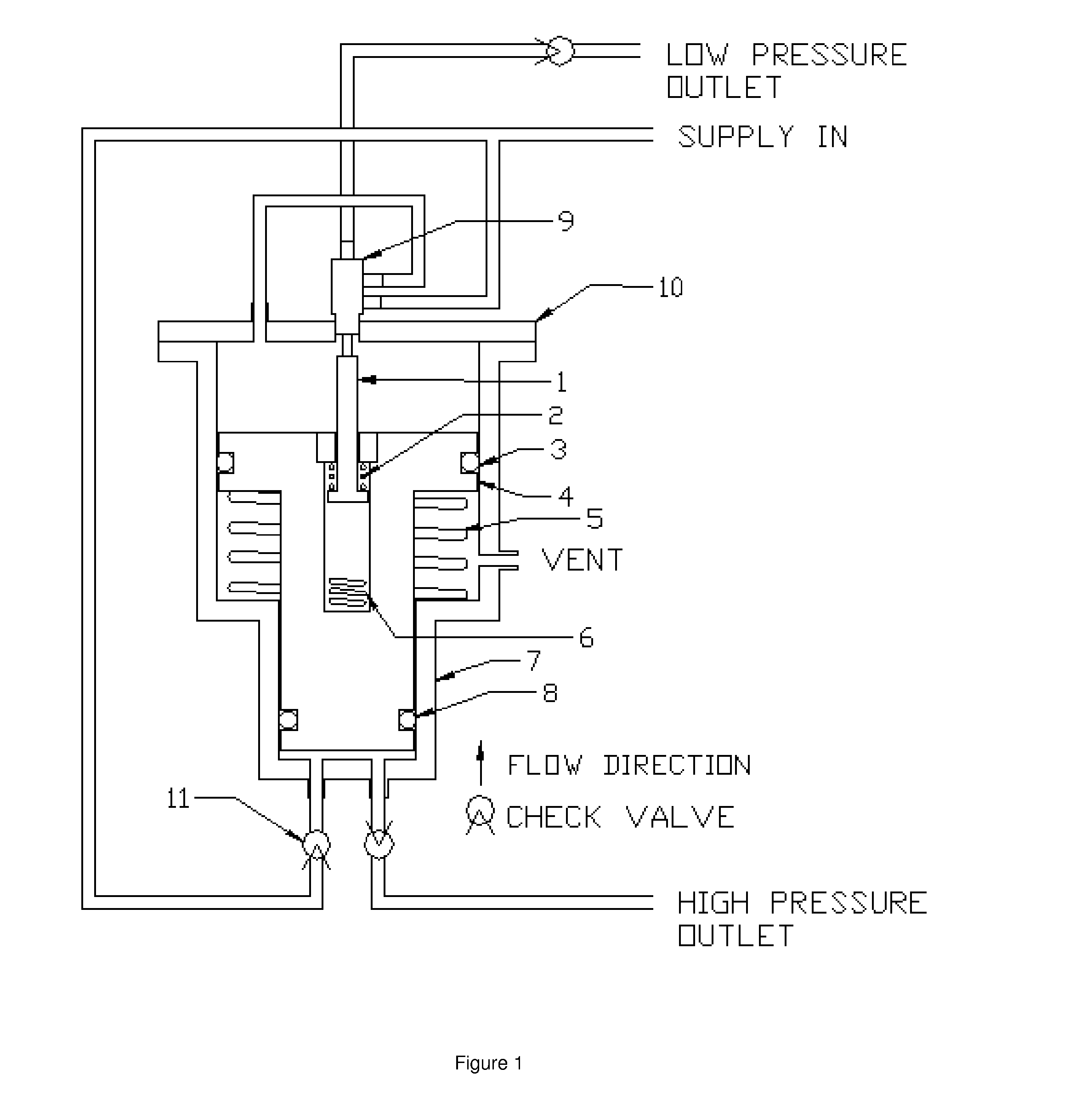 Gas Pressure Intensifier System for use with a Ventilator or Resuscitator