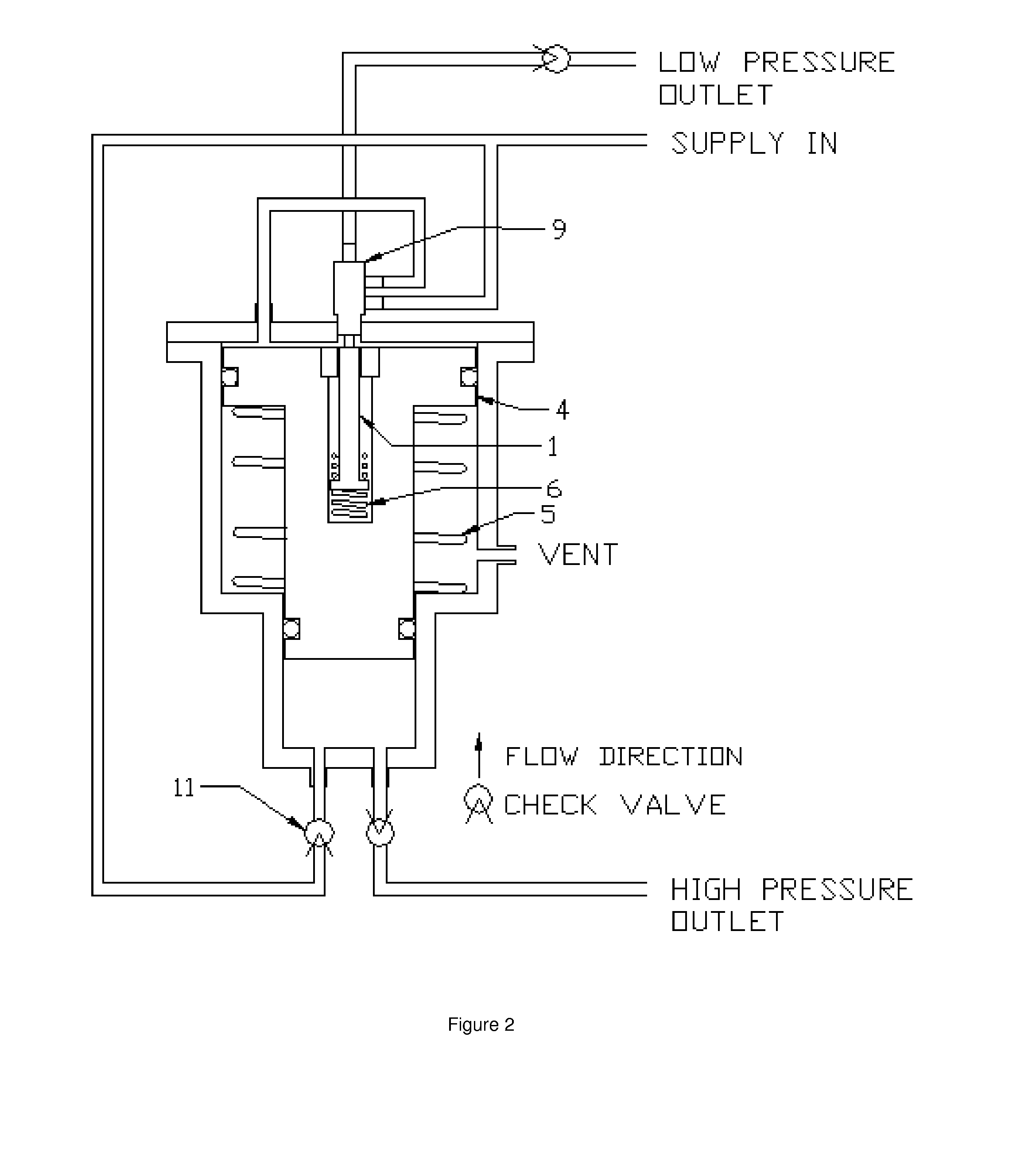 Gas Pressure Intensifier System for use with a Ventilator or Resuscitator