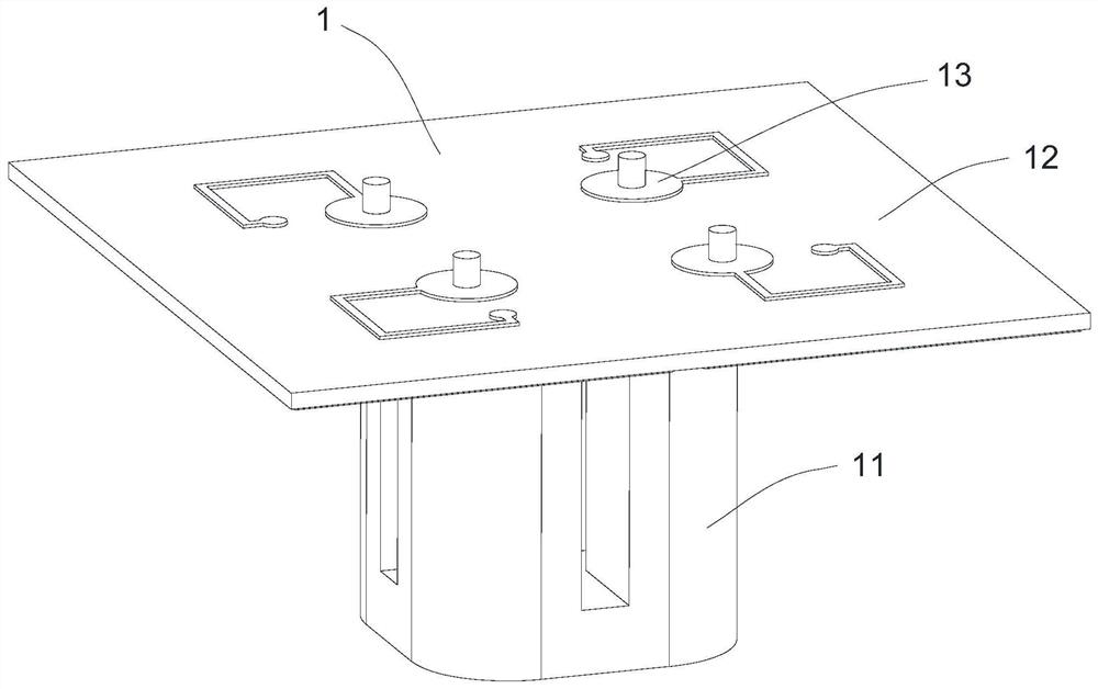 Base station antenna and high-frequency radiation unit thereof