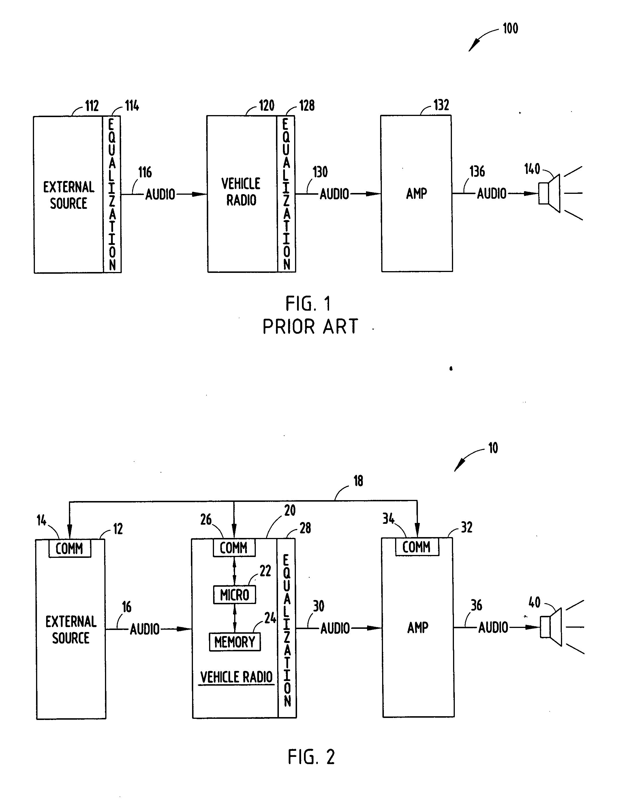 Audio entertainment system equalizer and method