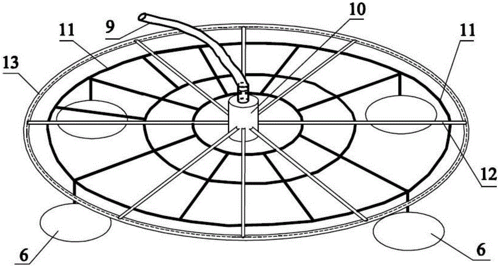 Annular foam fire extinguishing system of oil storage tank