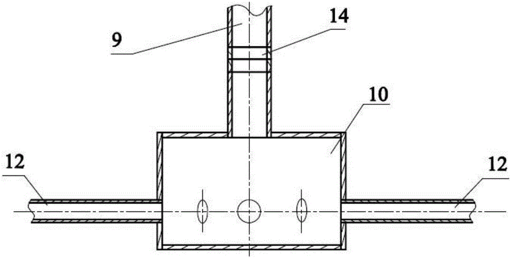 Annular foam fire extinguishing system of oil storage tank