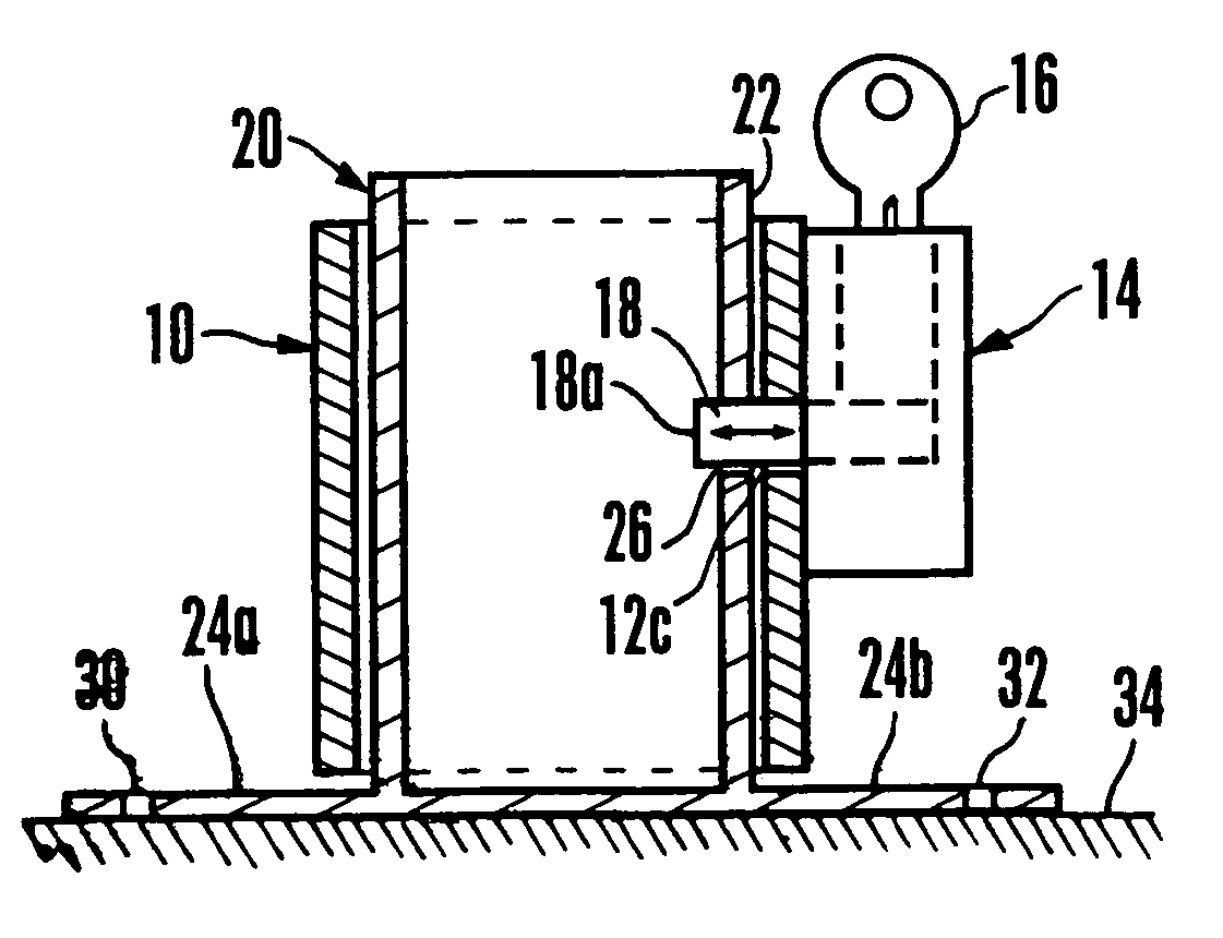 Method of using a kingpin lock holder