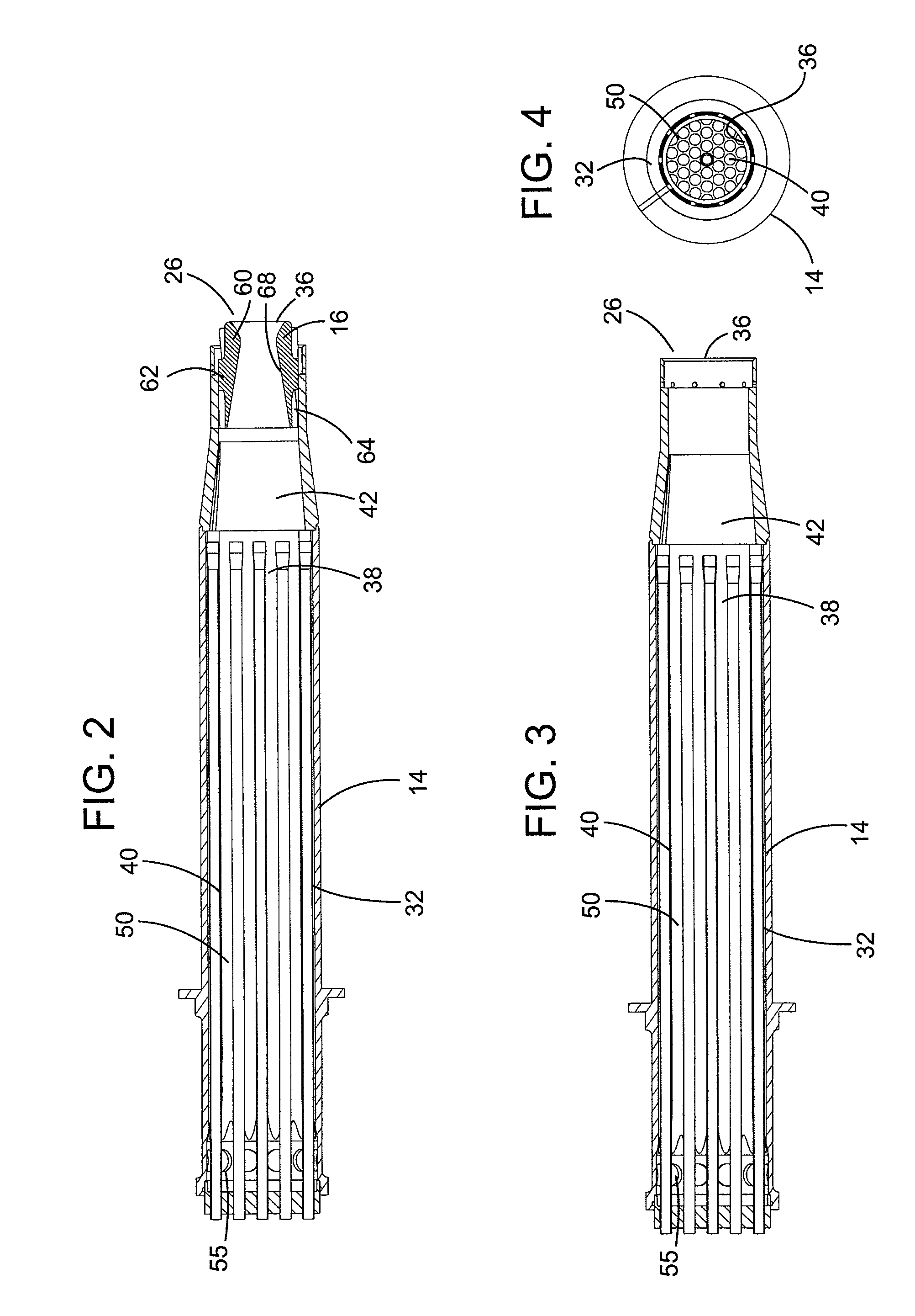 Flow conditioner for fuel injector for combustor and method for low-NOx combustor