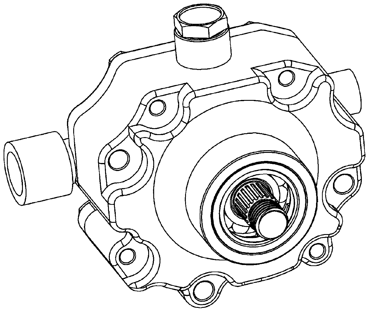 Blade rotating compressor