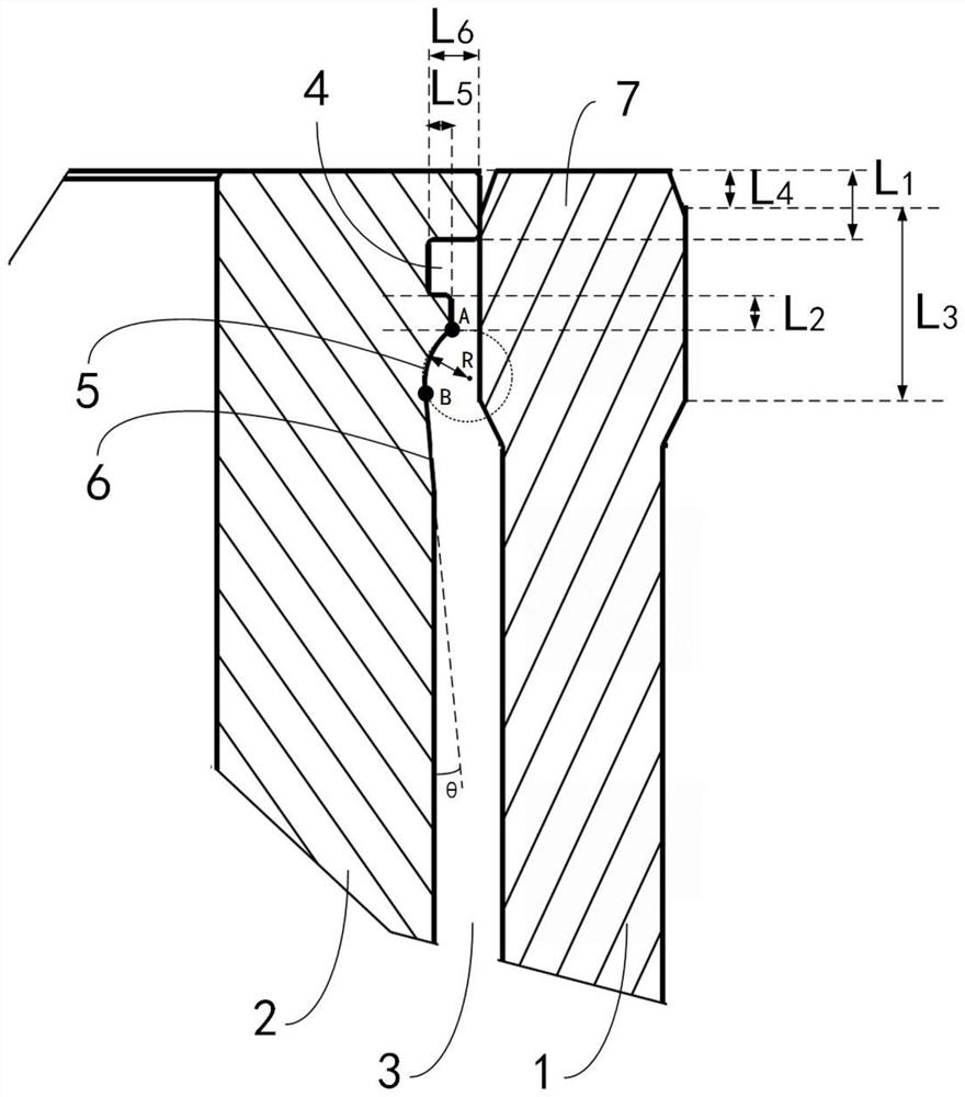 A water jacket structure of an engine