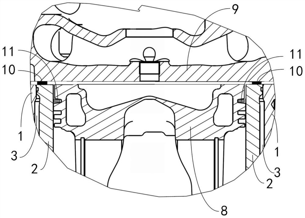 A water jacket structure of an engine