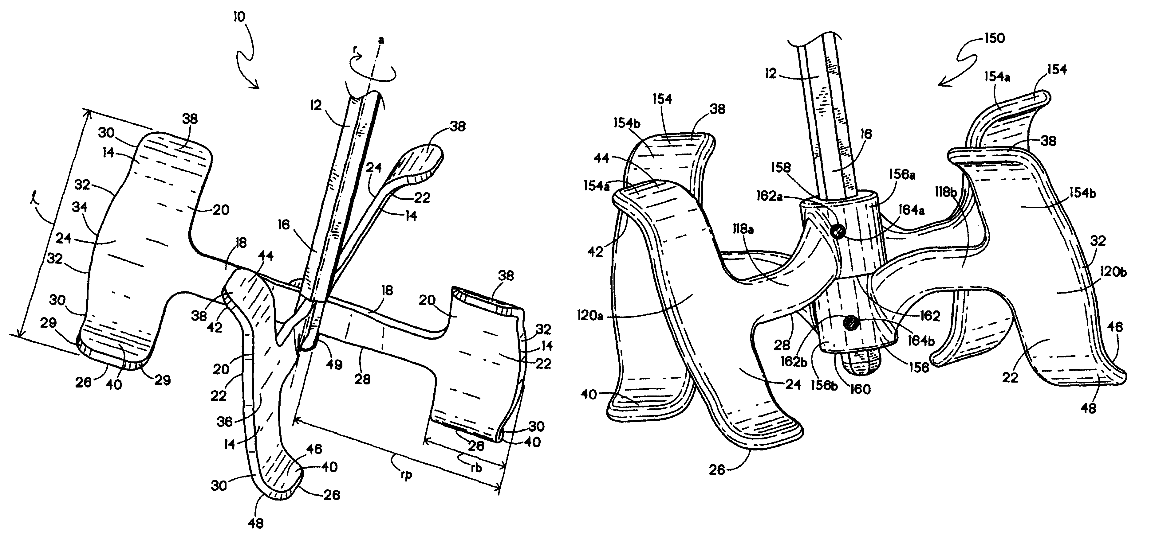 Mixer having S-shaped paddles for mixing viscous materials