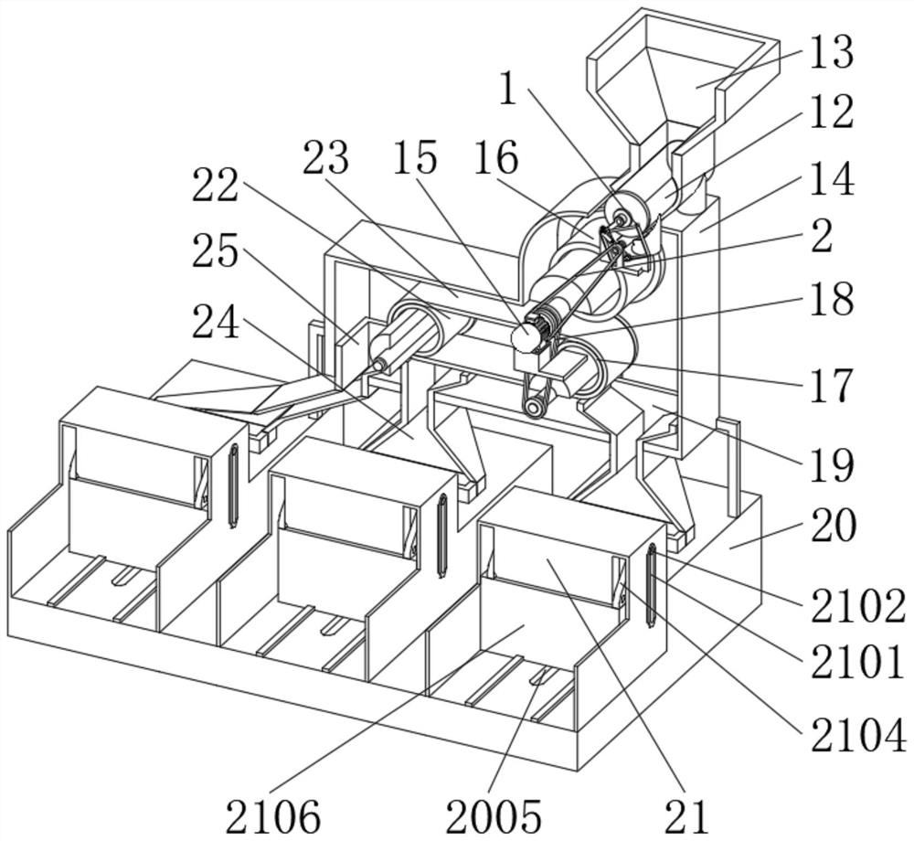 Magnetic separation system for mineral separation with high mineral separation efficiency