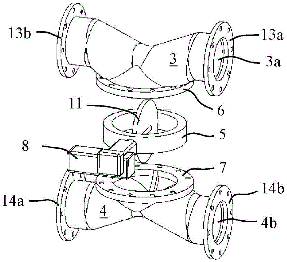 Bypass valve arrangement and exhaust system