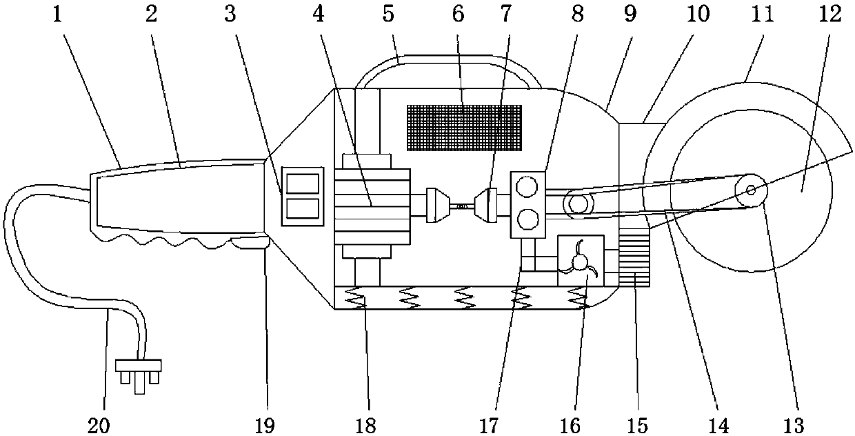 Hard object digger with excellent functions