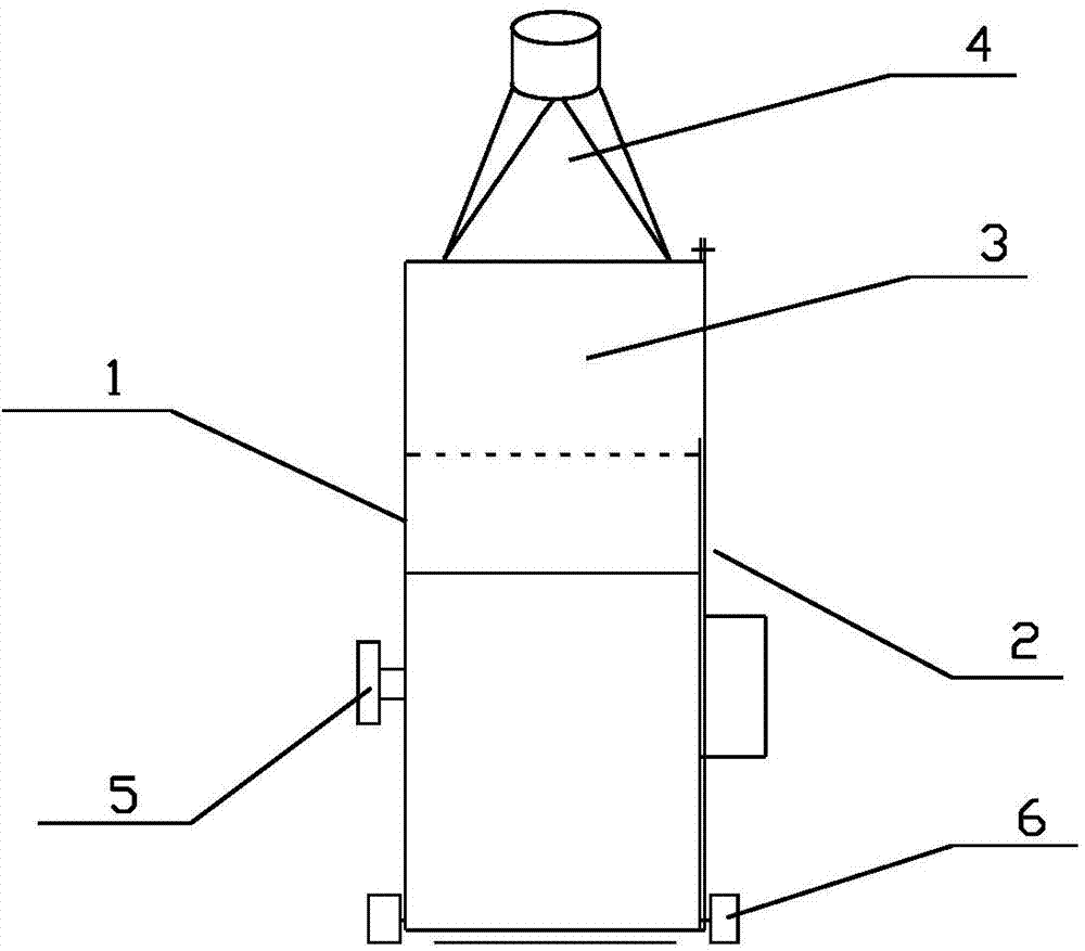 Movable-type grinding wheel polisher dust hood, dust collecting device and dust control method