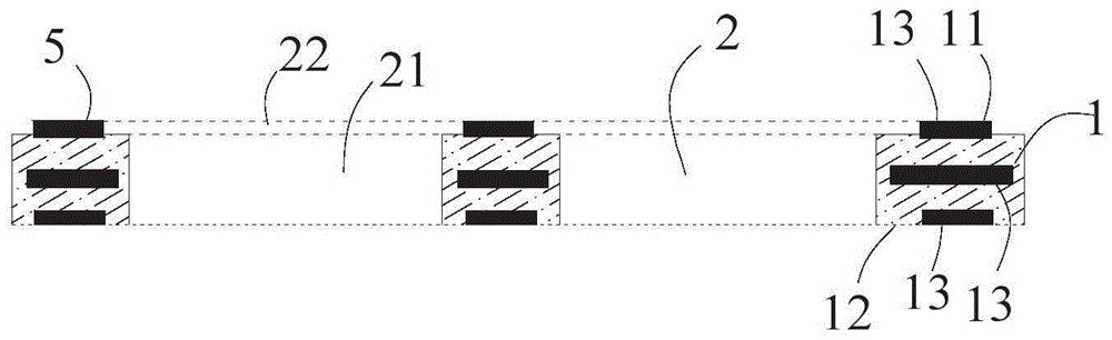 Semiconductor embedded mixed packaging structure, and manufacturing method of the same