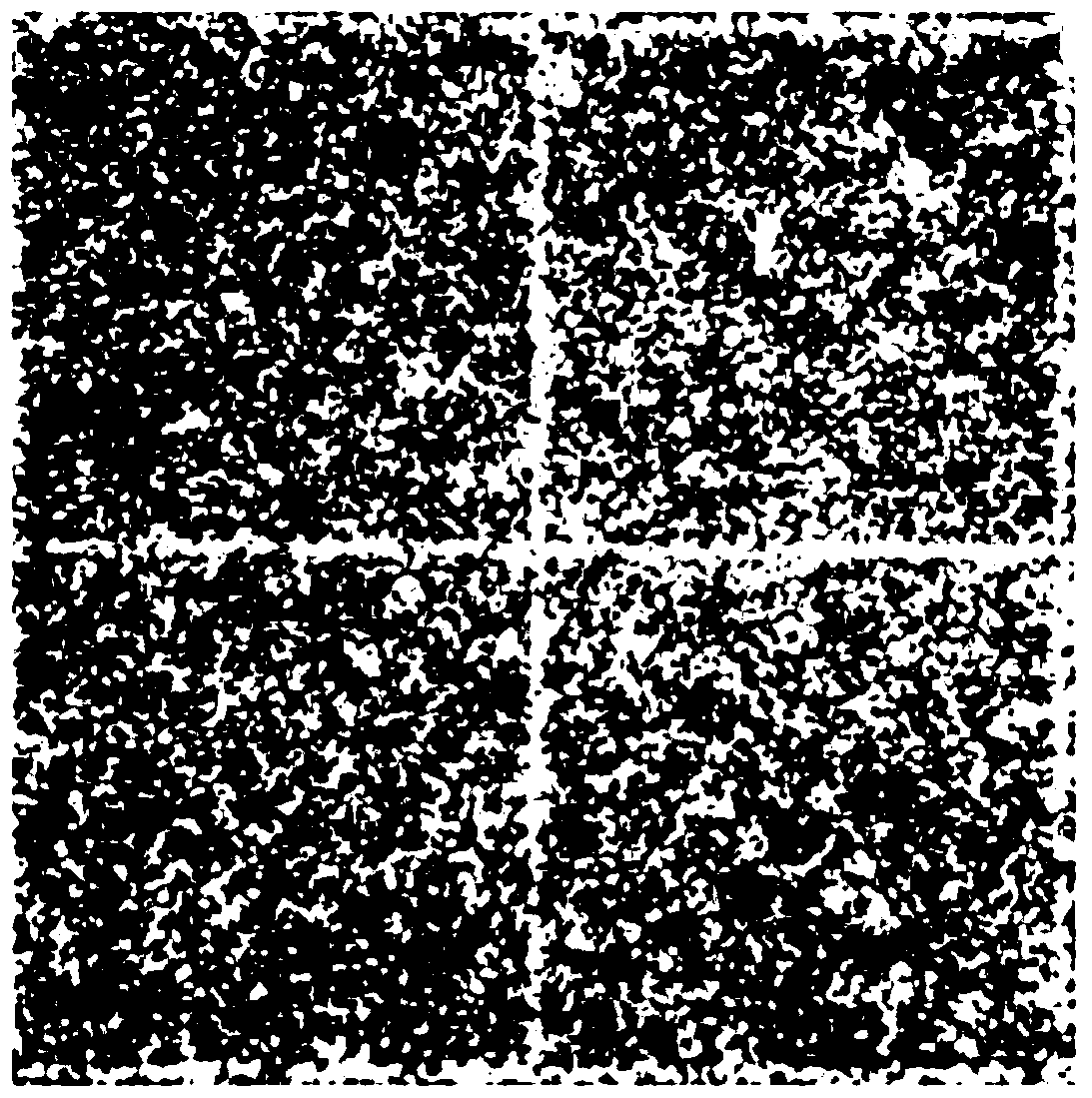 Optical material loaded with fluorescent microspheres and preparation method thereof