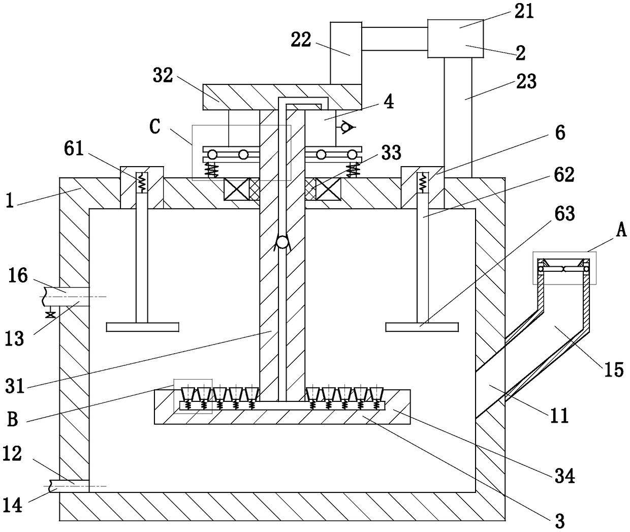 Polyurethane coating emulsifying device