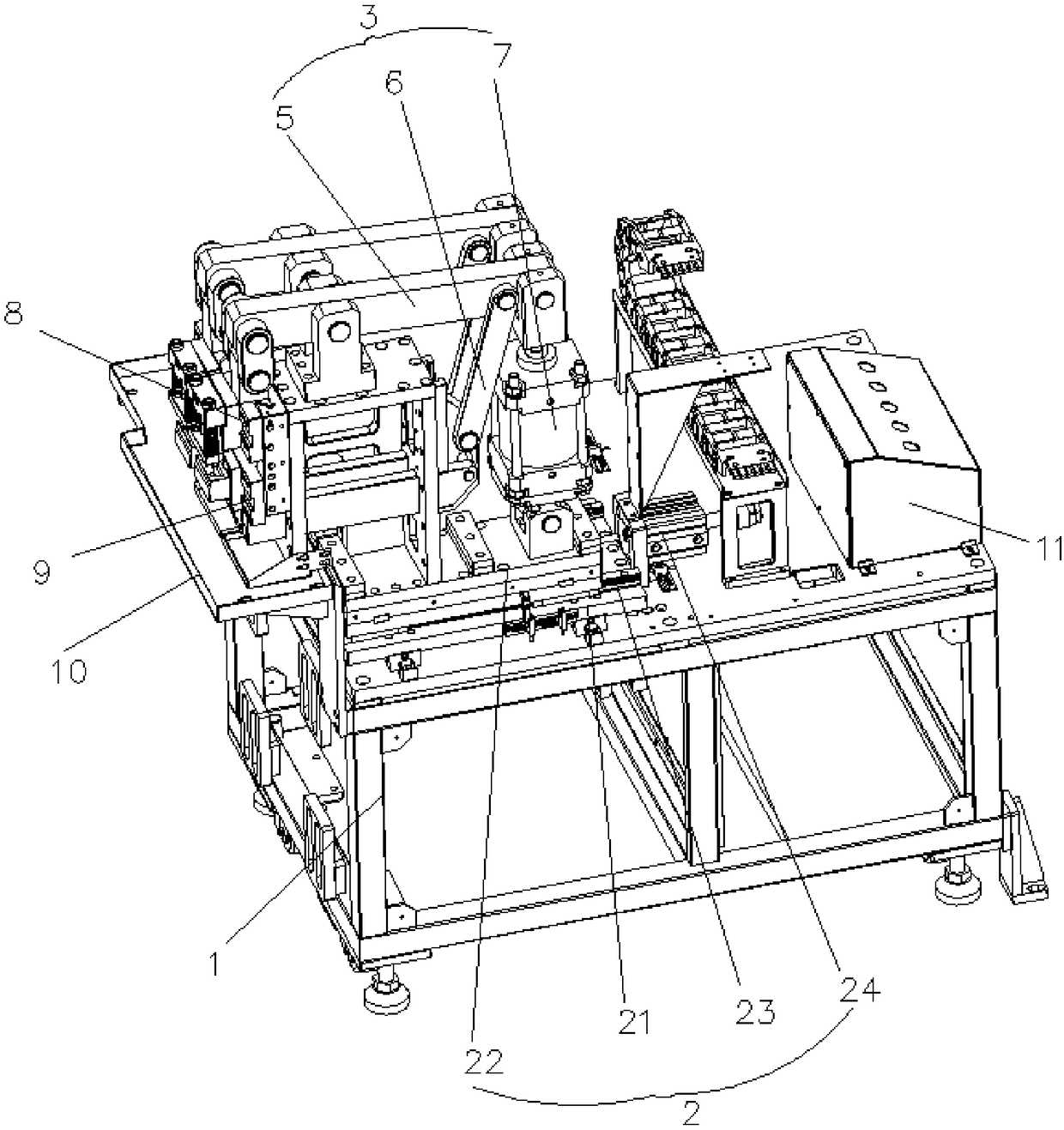 An ear punching machine