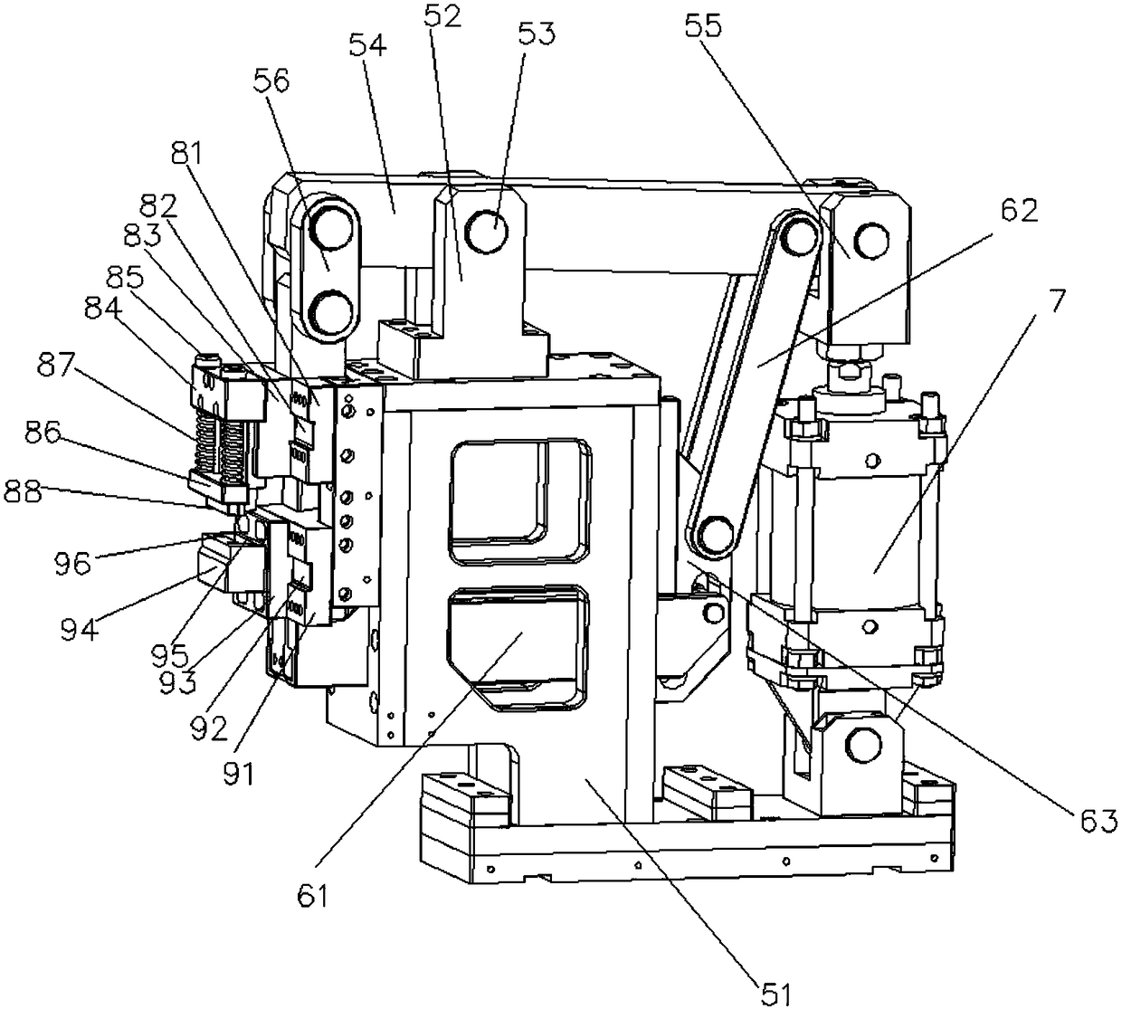 An ear punching machine