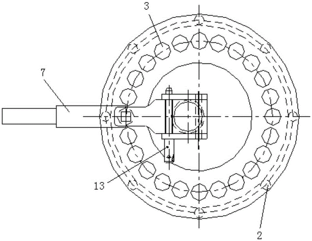 Nut force limiting device and using method thereof