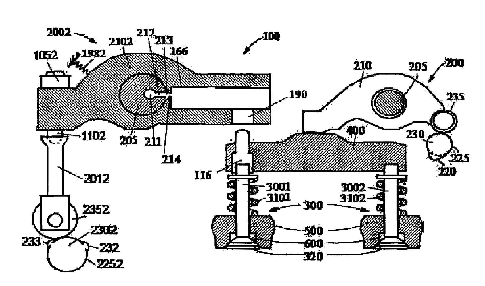 Quick-braking engine brake device