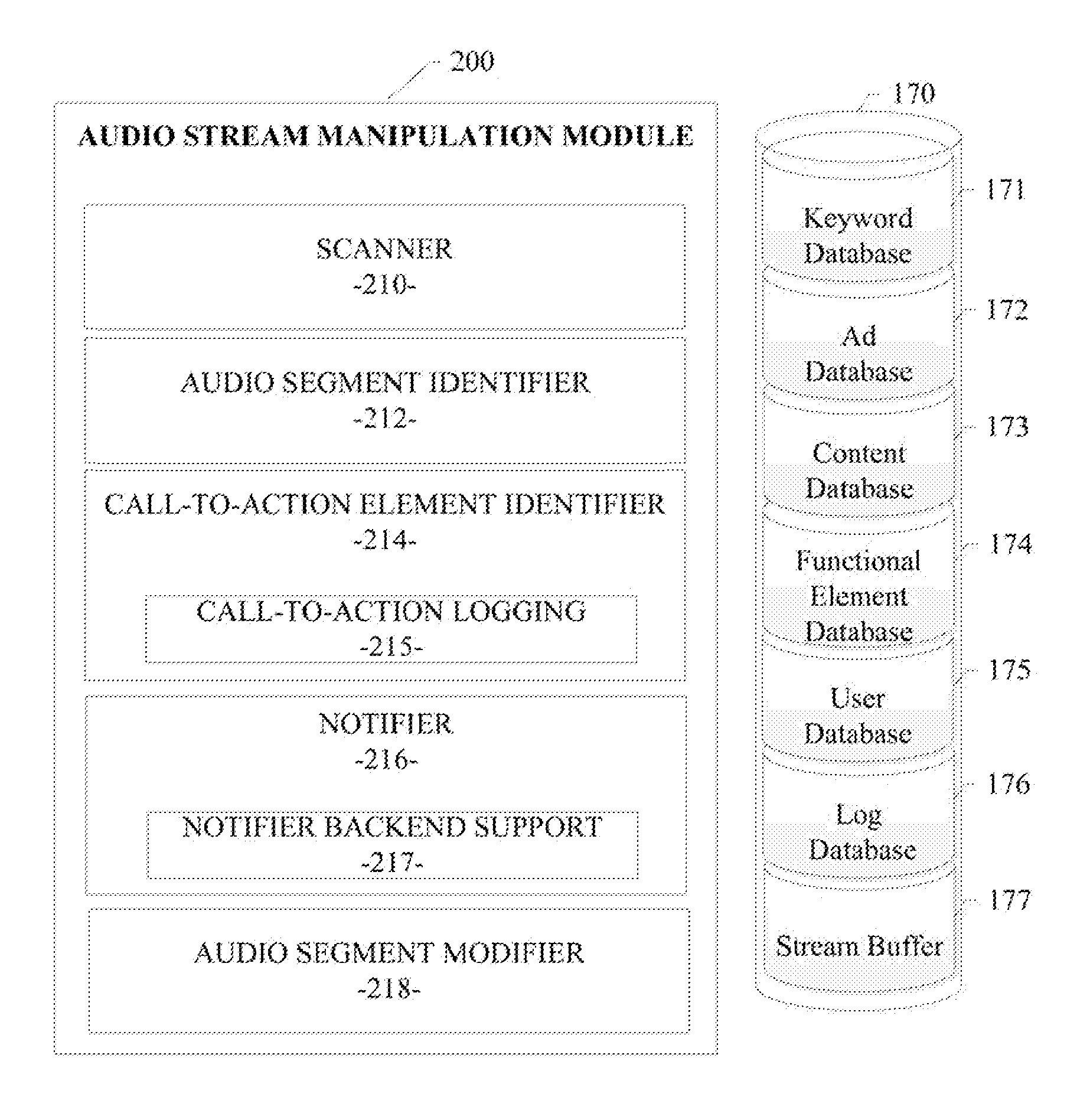 Audio stream manipulation for an in-vehicle infotainment system