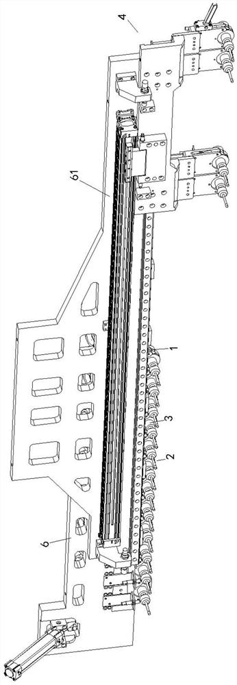 Horizontal machining center tool magazine