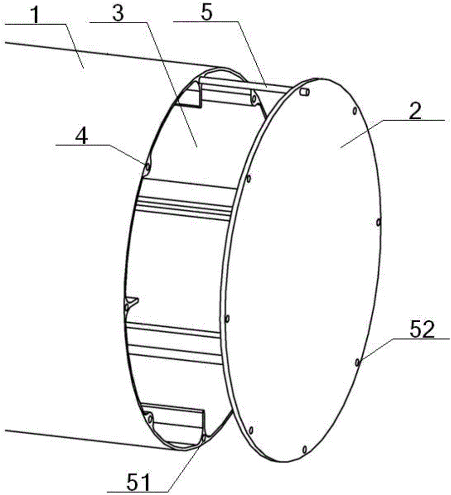 A kind of aluminum alloy air storage tank for vehicle