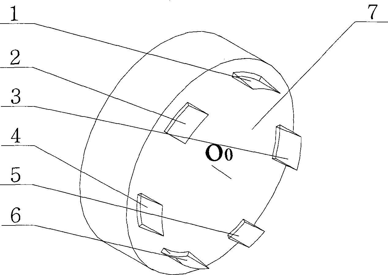 Spherical involute spiral bevel gear cutting method and machine tool